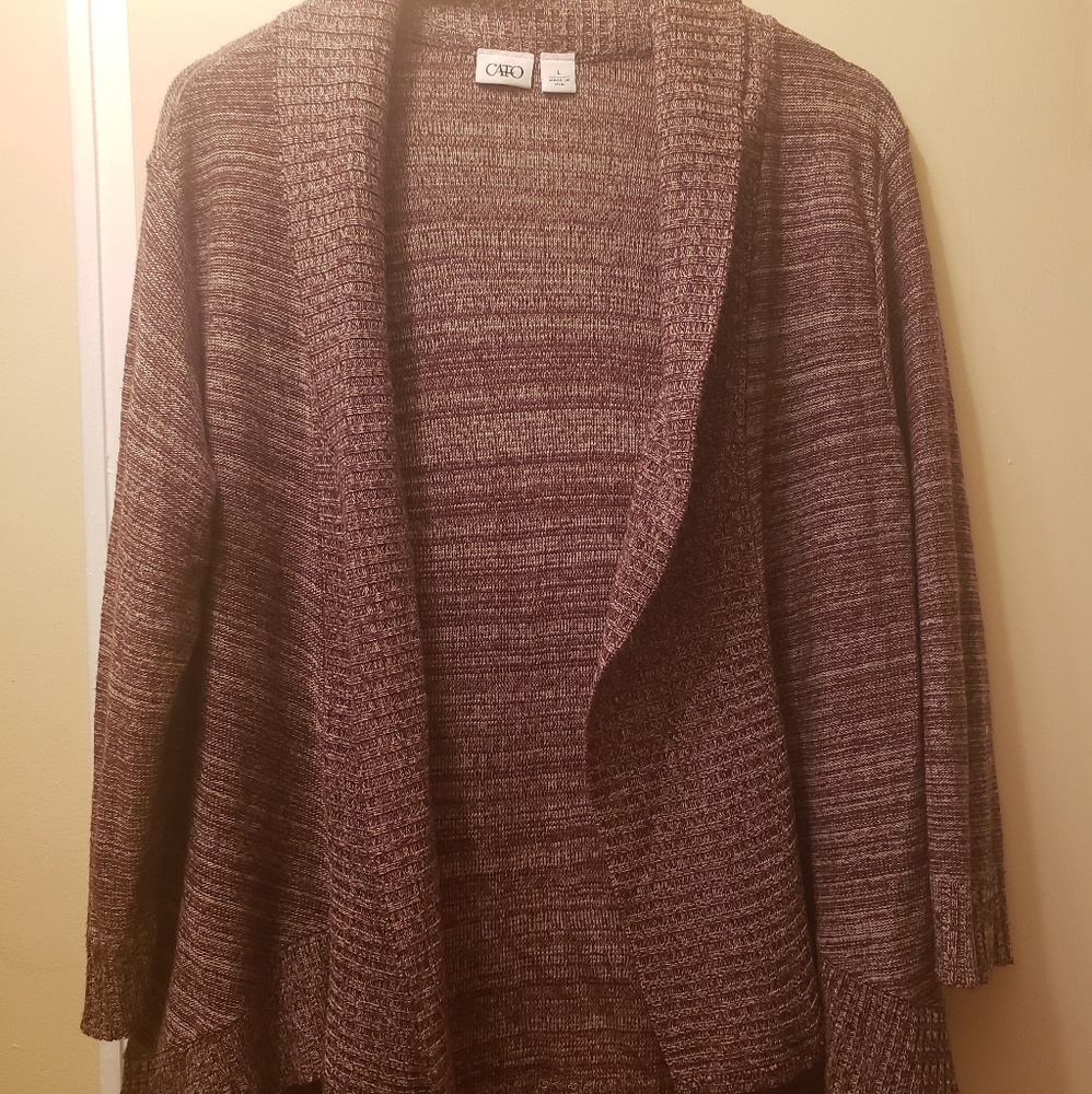 Cato Burgundy Sweater